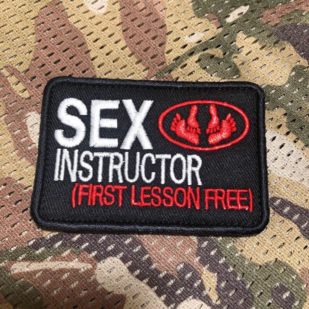 Sex Instructor 刺繍パッチ ベルクロ ワッペン サバゲー ワッペン ベルクロ サバゲー 部隊章 階級章 売買されたオークション情報 Yahooの商品情報をアーカイブ公開 オークファン Aucfan Com