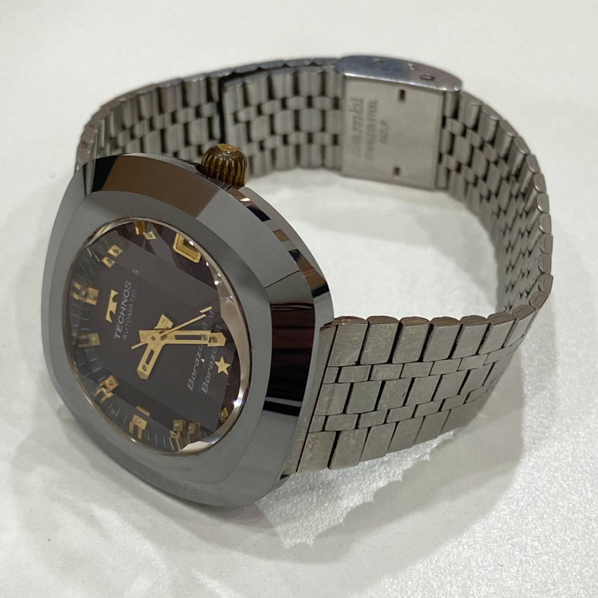 TECHNOS テクノス Borazon-VI ボラゾン6 自動巻き 腕時計 稼働品 TECHNOS Borazon-Ⅵ テクノス ボラゾン オートマチック 機械式