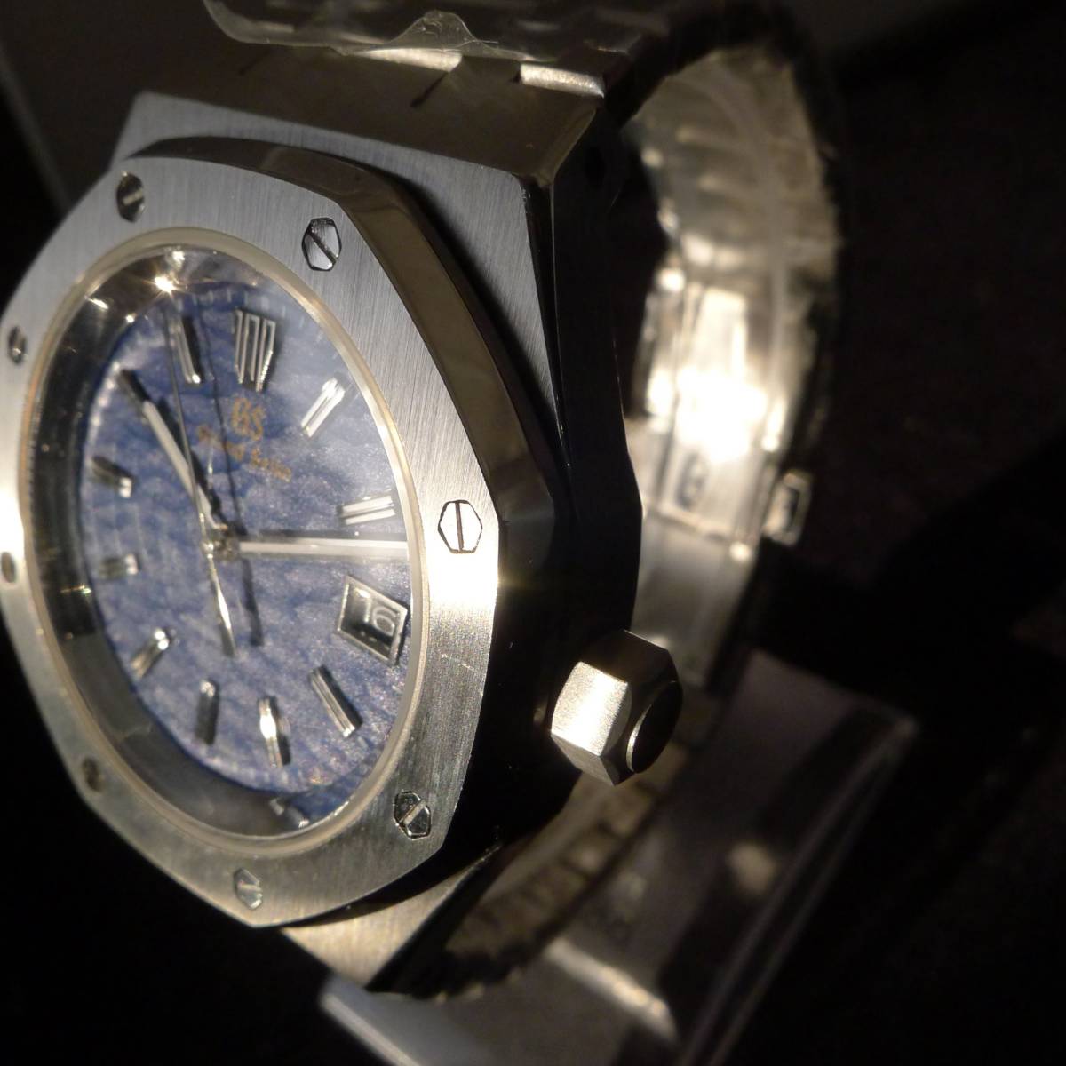 1円〜 SEIKO MOD GSカスタム腕時計 ロイヤルオーク風 セイコーNH35 
