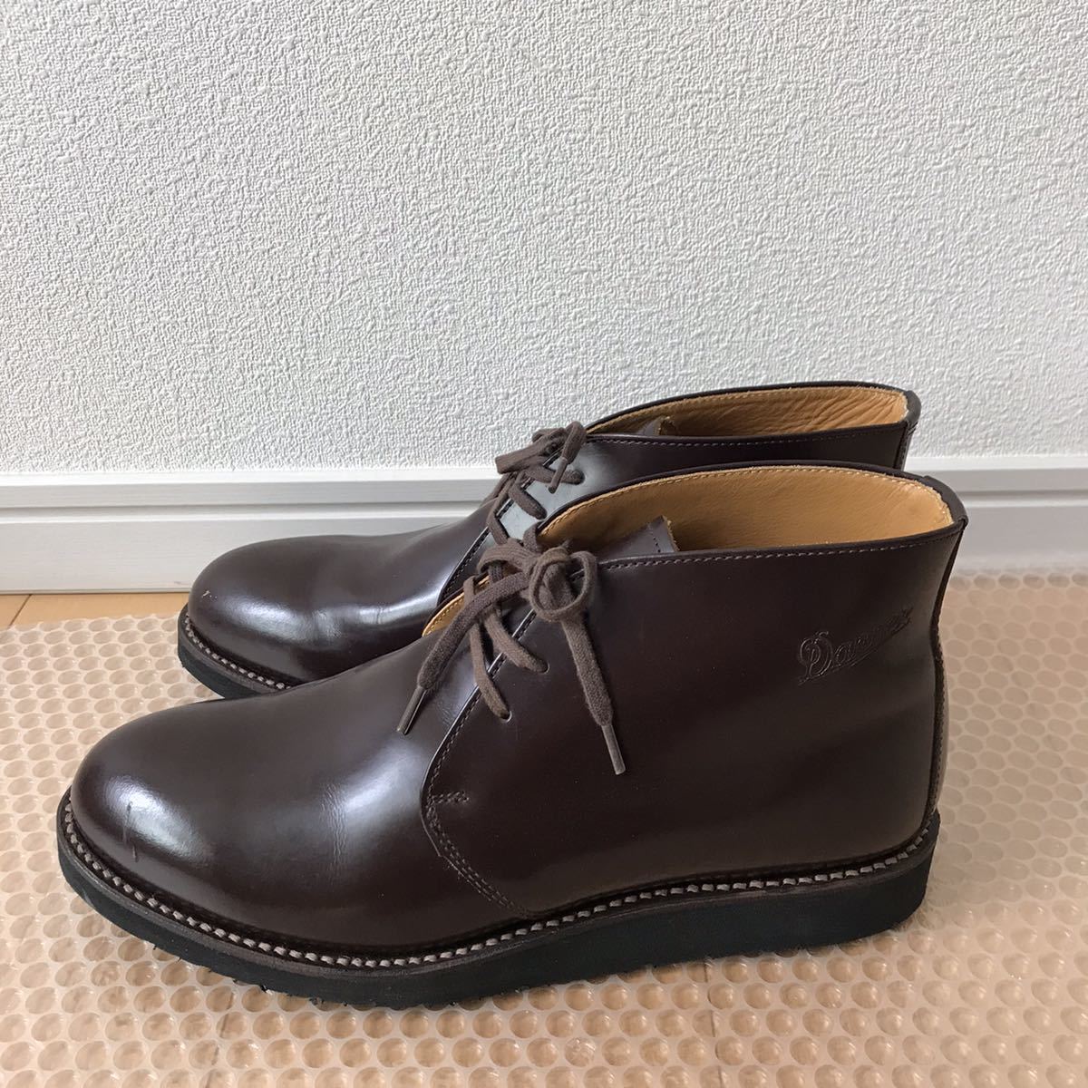 美品 Danner ダナー D4302 ポストマン チャッカブーツ US8.5 ブラウン 