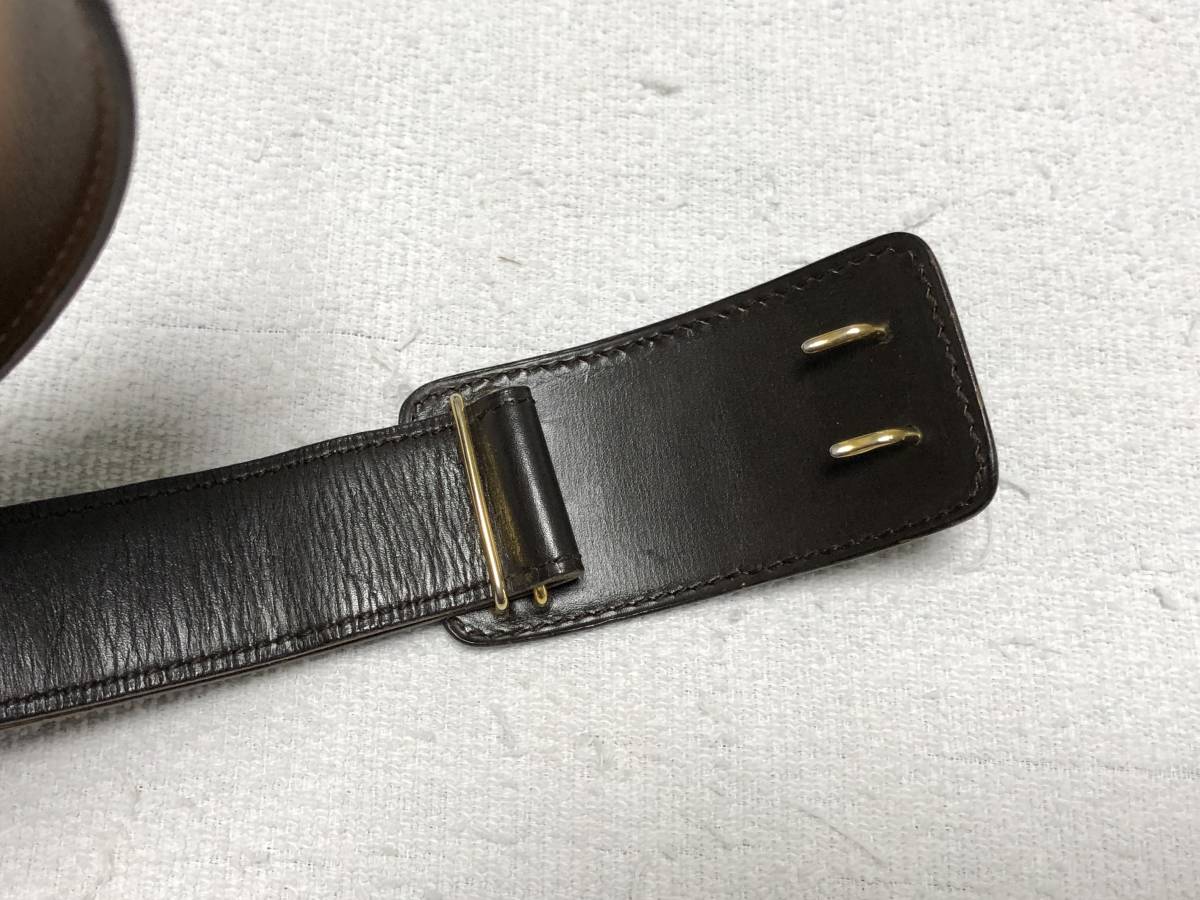 HERMES エルメス 馬車 バックル ベルト ヴィンテージ アンティーク 