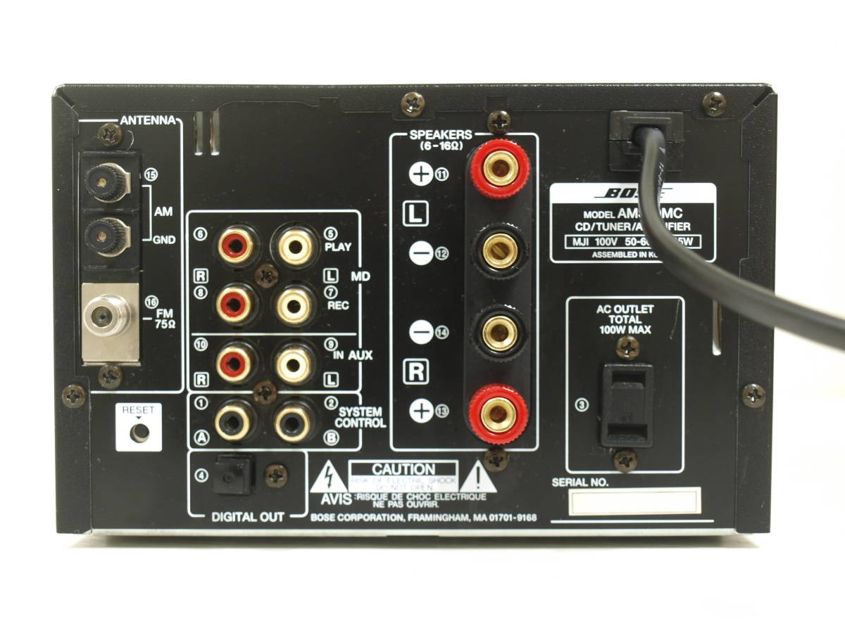 中古　BOSE　CDチューナーアンプ　AMS-DMC SALE，HOT BOSE AMS-DMC CDチューナーアンプ【整備済み ピック