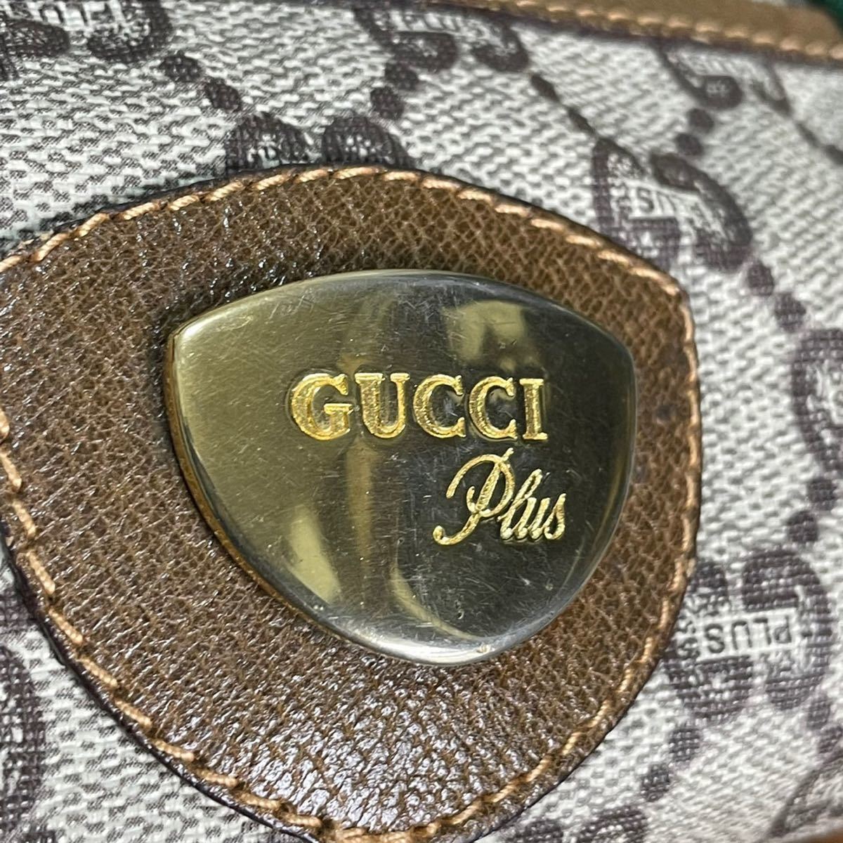 1円《美品》GUCCI Plus グッチプラス トートバッグ ボストンバッグ
