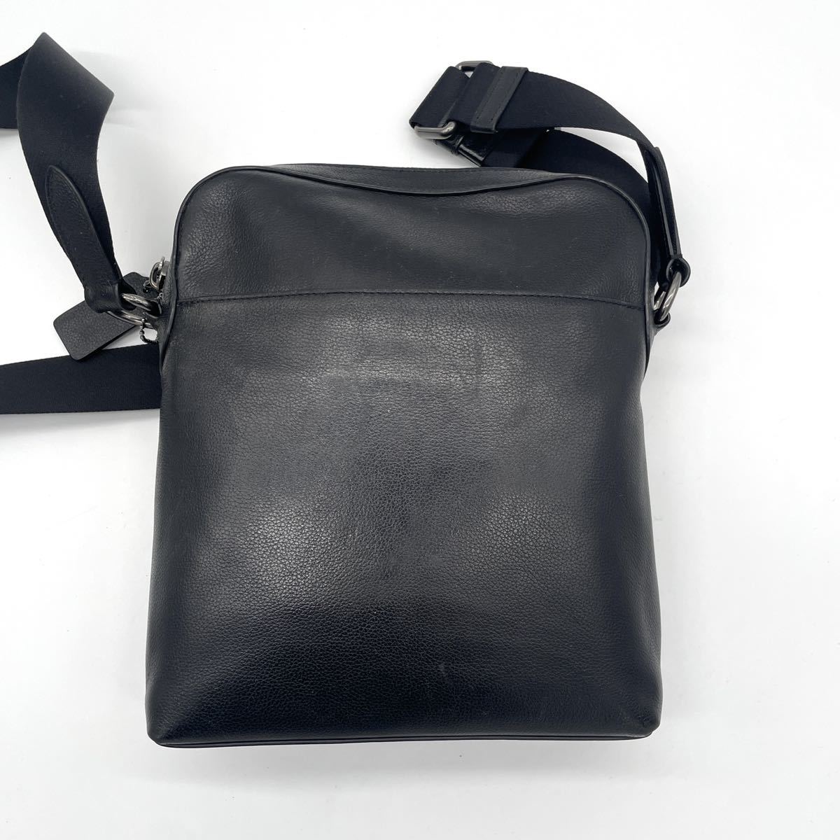 1円 【極美品】 COACH コーチ メンズ ショルダーバッグ ボディバッグ