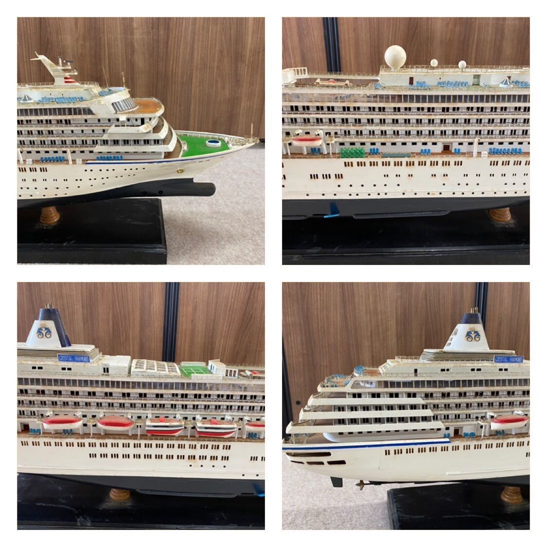 CRYSTAL SYMPHONY 豪華客船模型 置物