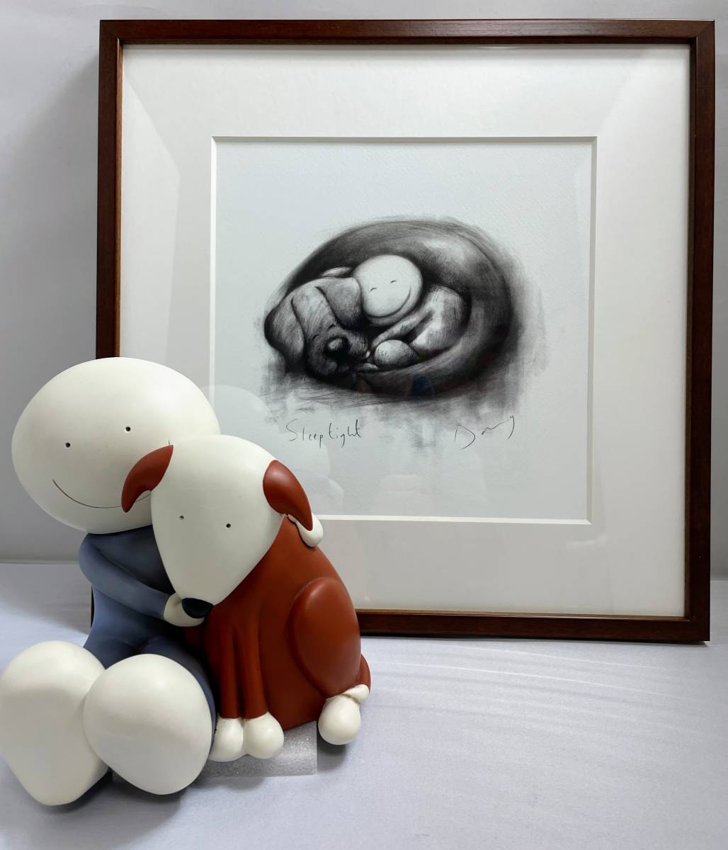 ダグ・ハイド(Doug Hyde)☆オブジェ（額装済モノクロイラストセット