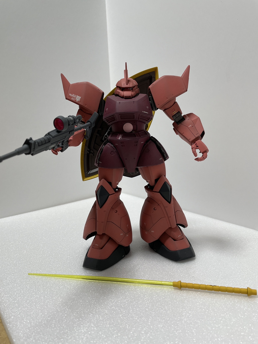 MG 1/100 ギャン シャア専用ゲルググ] ガンプラセット 塗装済み完成品 