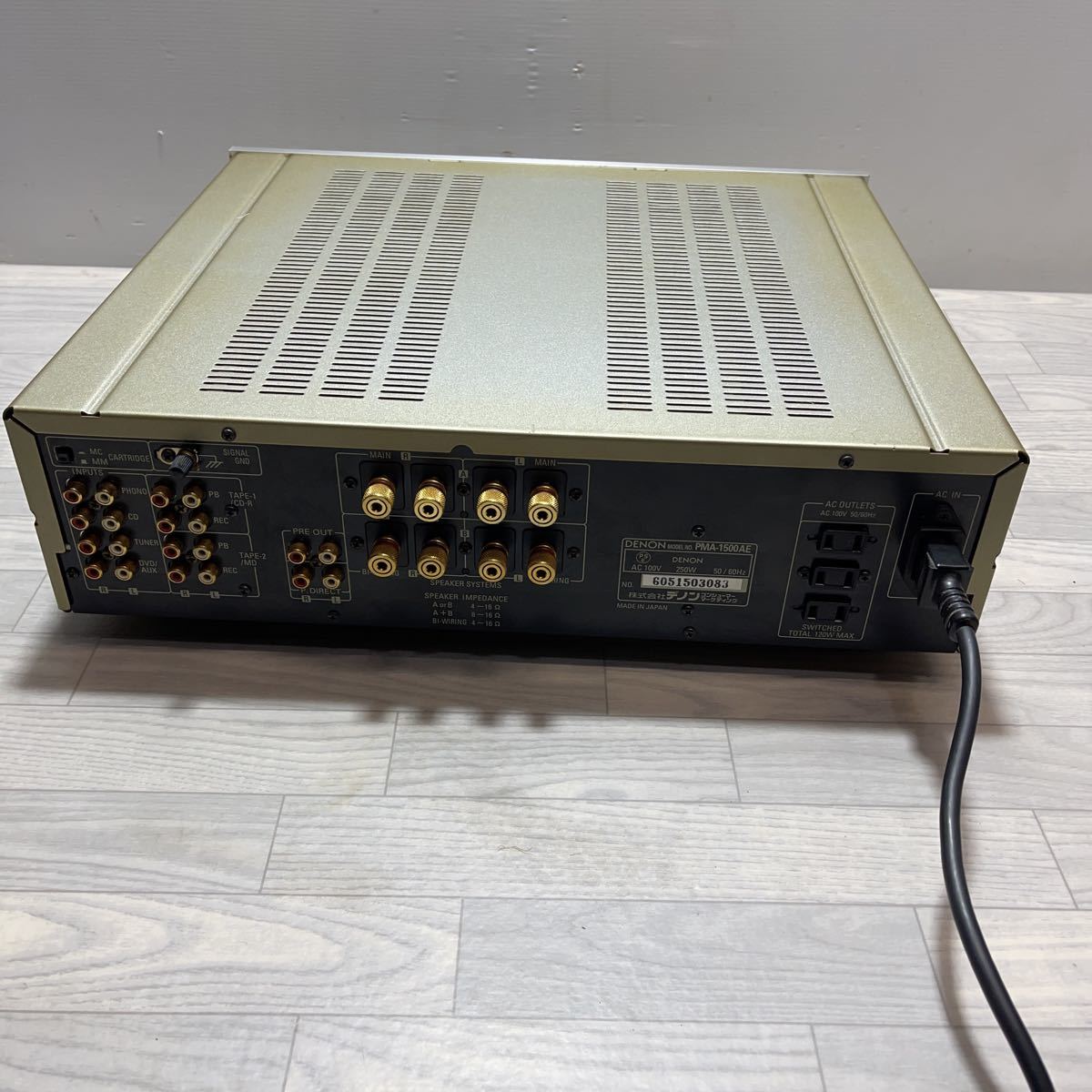 PMA-1500AE プリメインアンプ DENON 公式通販 デノン pma-1500aeの通販 
