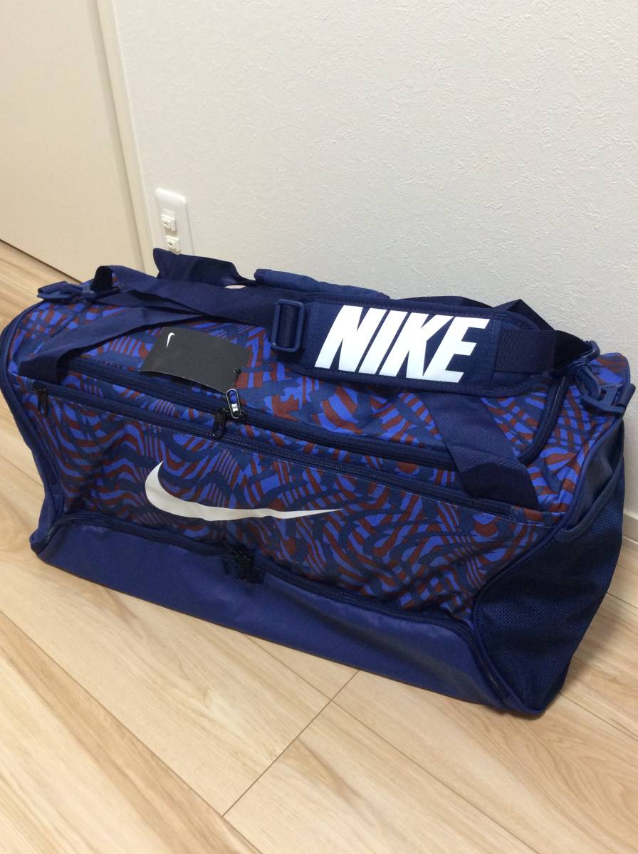 タグ付き Nike ナイキ ブラジリア ダッフル ボストンバッグ 60l 紺色紫色 スポーツバッグ クラブ ジム 合宿 部活 通勤通学 Nike 売買されたオークション情報 Yahooの商品情報をアーカイブ公開 オークファン Aucfan Com