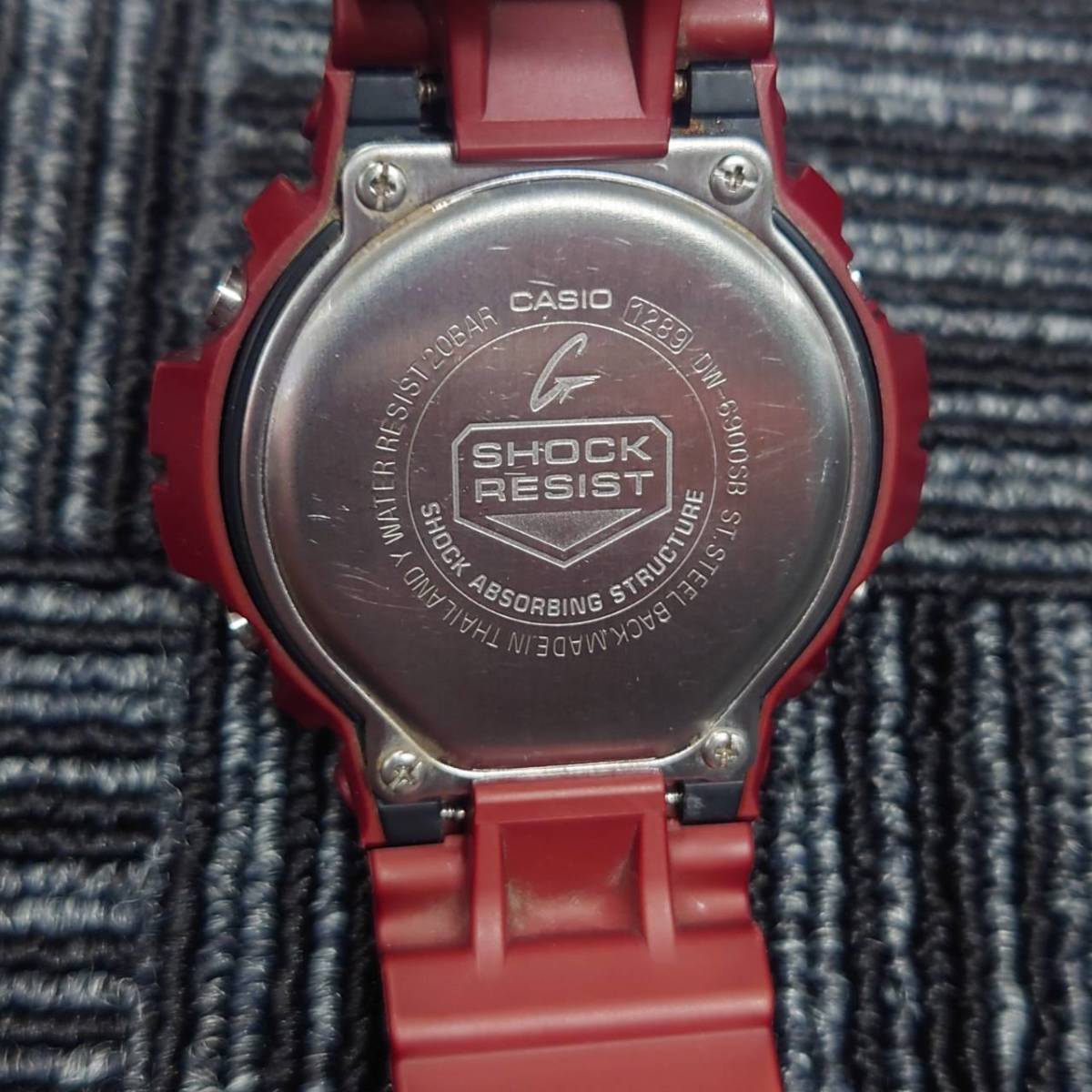 1円～ レア 腕時計 カシオ CASIO G-SHOCK 1289 DW-6900SB-4JF QZ 