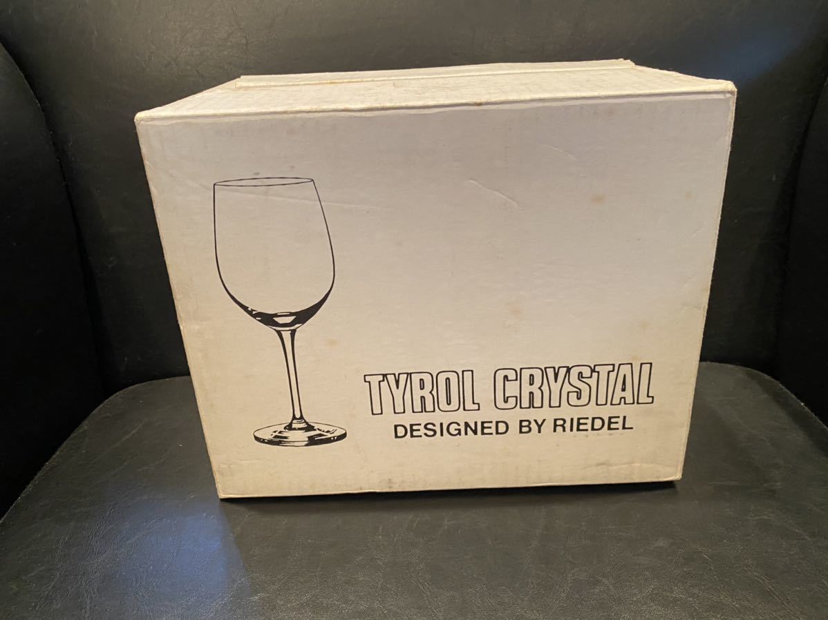 格安　オシャレ　リーデル　RIEDEL TYROL CRYSTAL 6個セット　ワイングラス　6cm×20cm