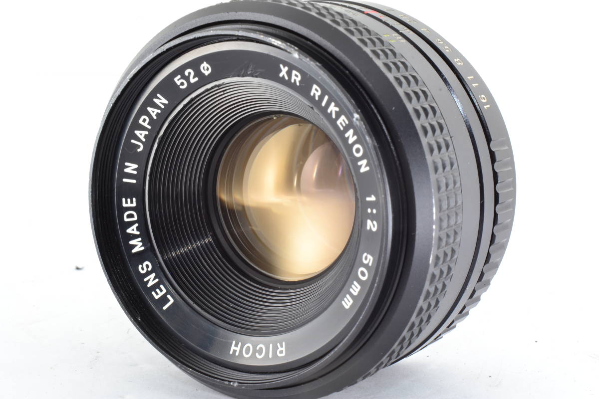 Ricoh リコー XR リケノン 50mm F2 前期型 和製ズミクロン 初期型