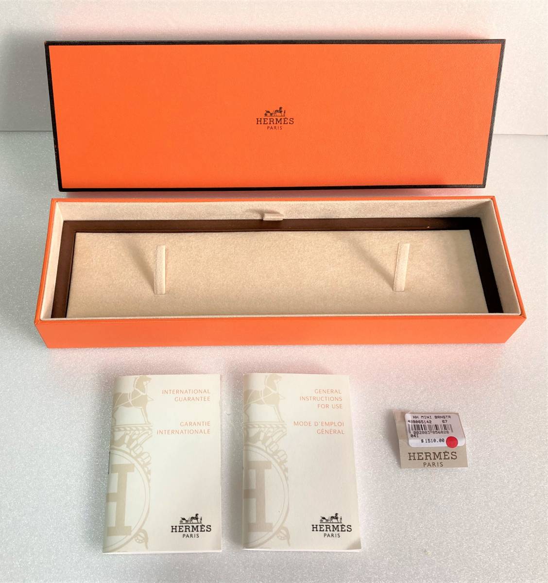 デオ 美品 HERMES エルメス 純正 時計ケース 空き箱 ボックス 腕時計