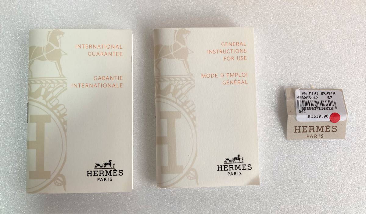 デオ 美品 HERMES エルメス 純正 時計ケース 空き箱 ボックス 腕時計