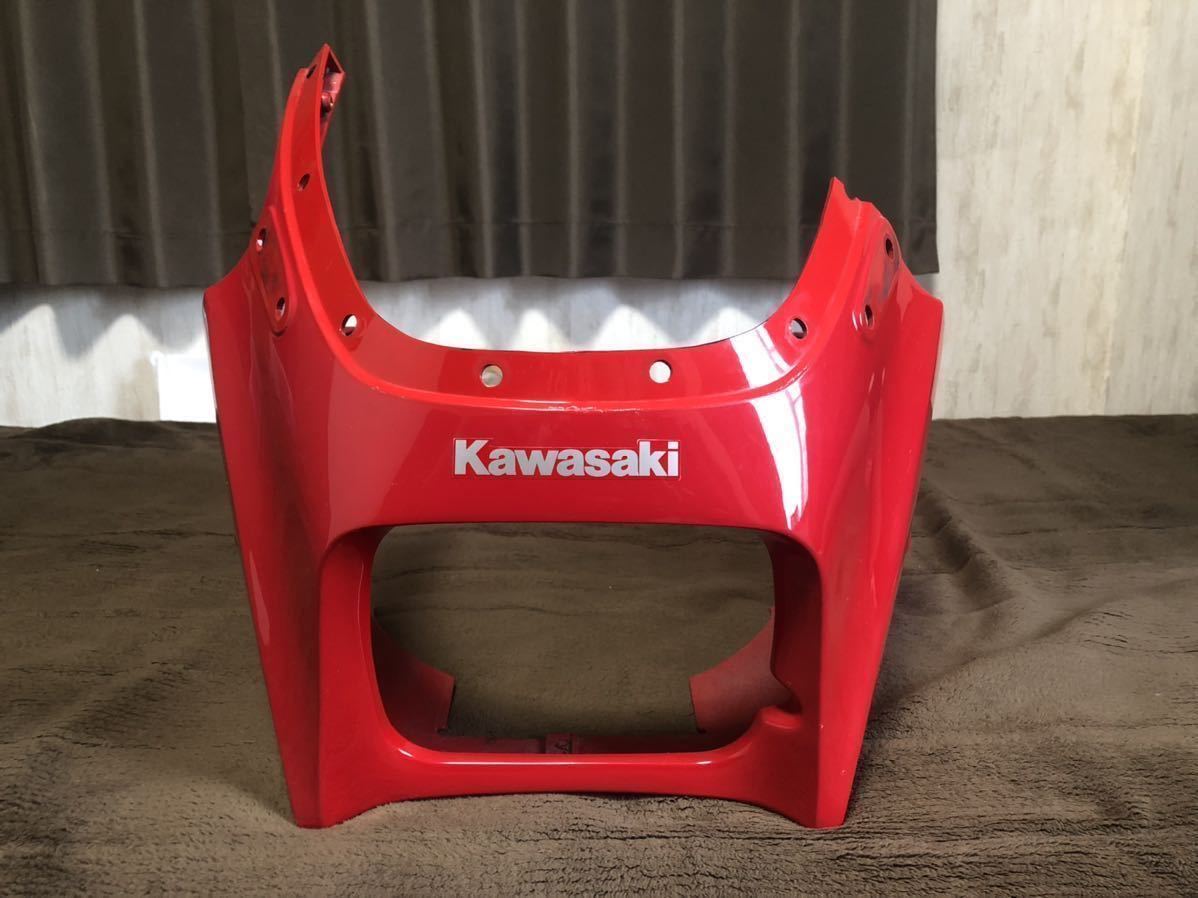 GPZ900R アッパーカウル 純正 GPZ900R Kawasaki 純正アッパーカウル 割れ 自家塗装 GPZ900Rニンジャ.純正アッパーカウル.750R