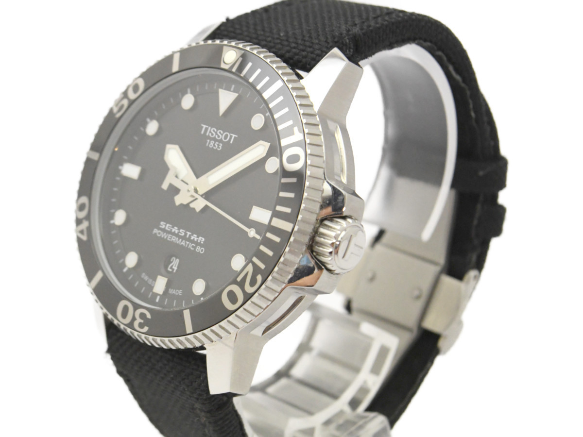 極美品] 稼働品【TISSOT】ティソ T120.407.17.051.00 T120407A SEASTAR 