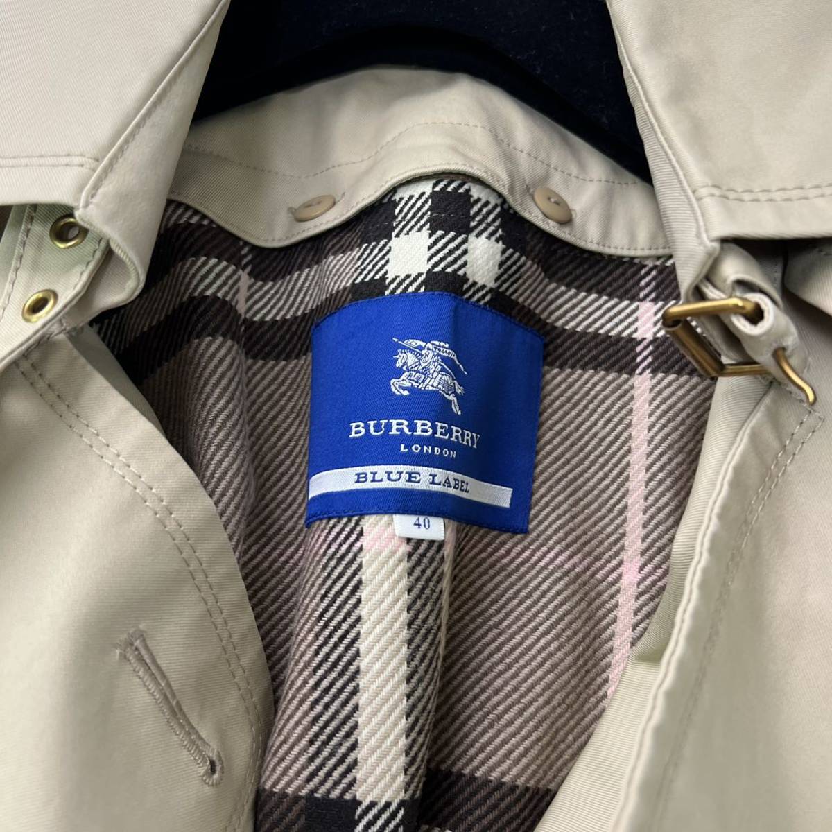 1円 希少サイズ Burberry blue label バーバリーブルーレーベル