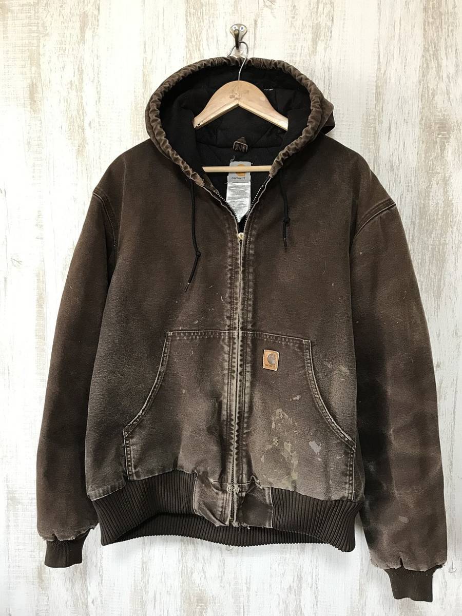 Carhartt USA カーハート 古着 Chore ブラウン ダック アクティブ