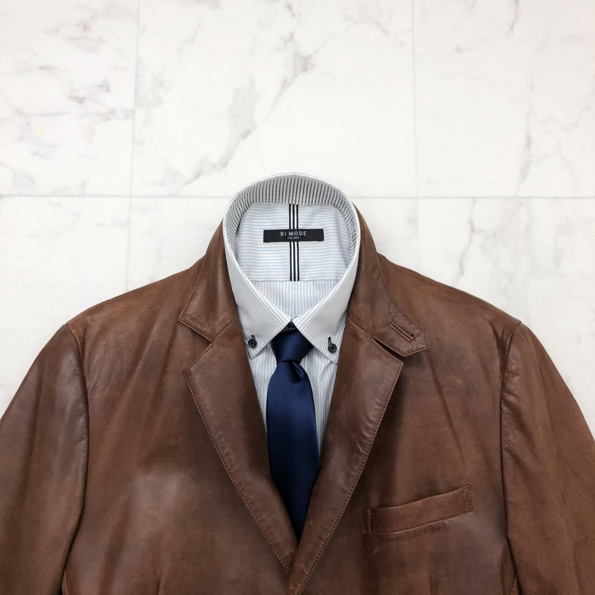 極上逸品☆ポールスミス【Paul Smith】レザーチェスターコート メンズ