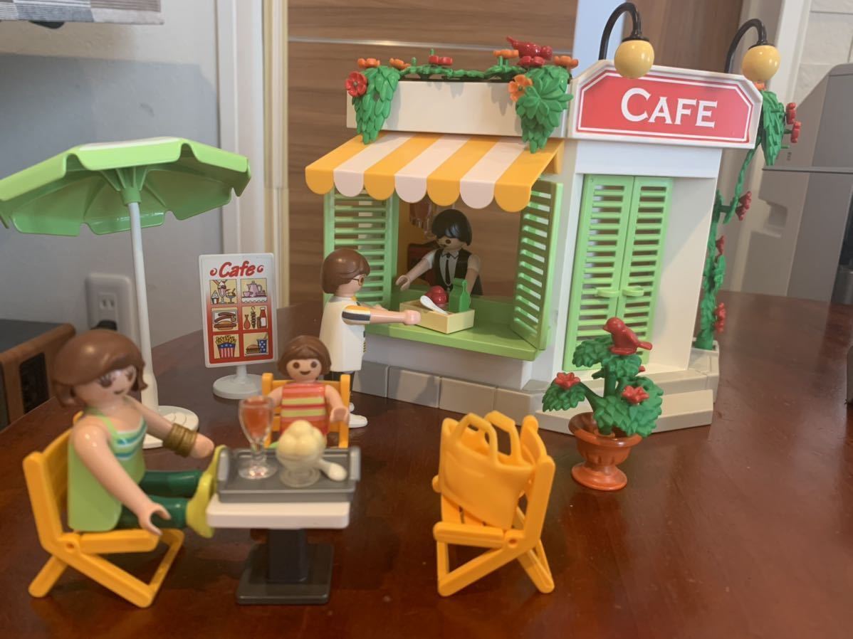 プレイモービル playmobil 5129 海辺のカフェ 中古 箱無し レア