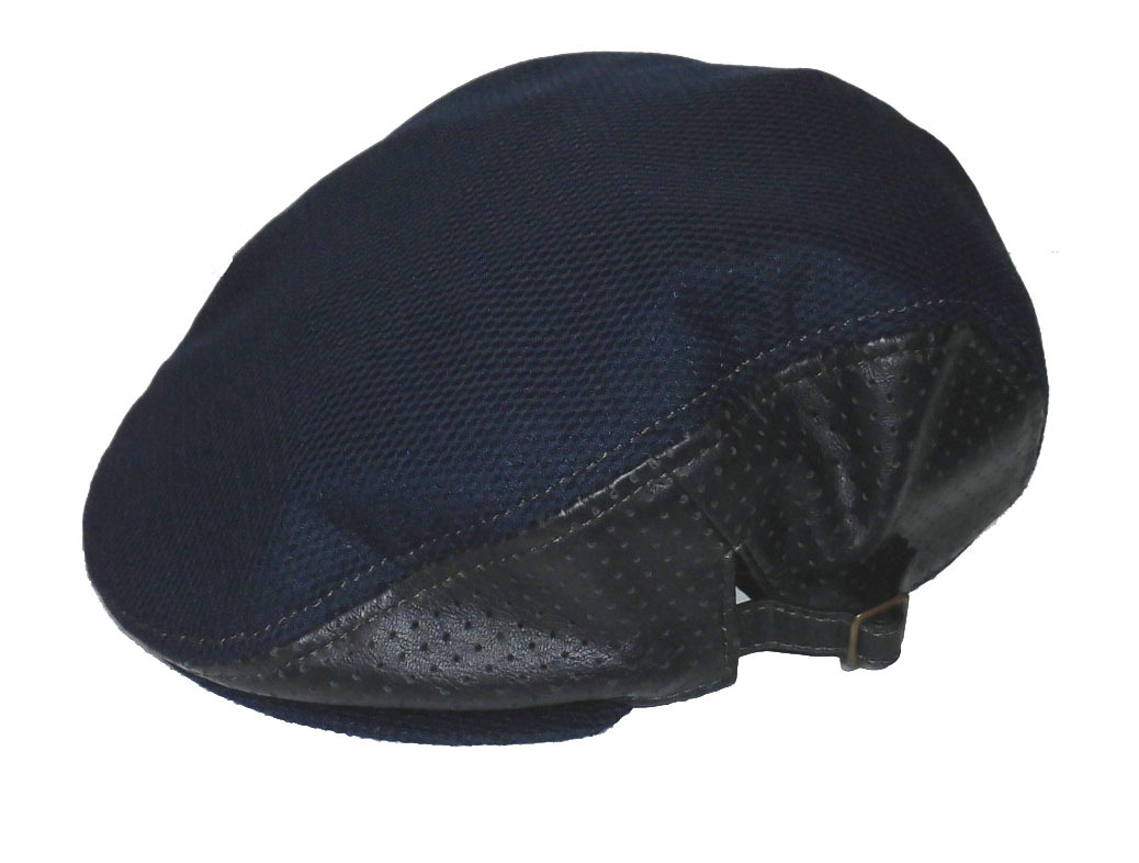 Ф未使用品◇ PAIR SLOPE ペアスロープ SHPメッシュハンチング 馬革 