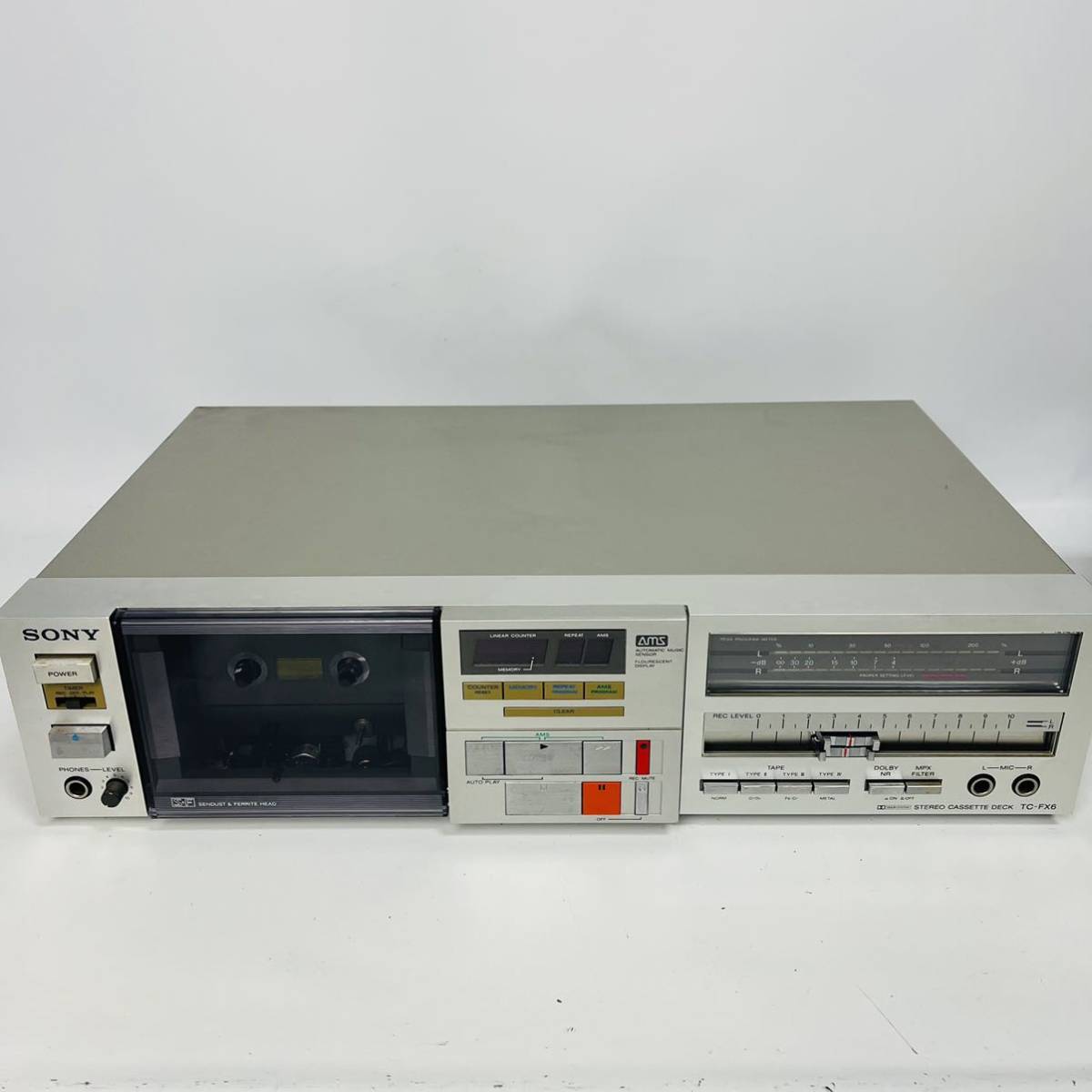 ☆1円〜☆ SONY ソニー ステレオ カセットデッキ TC-FX6 テープ