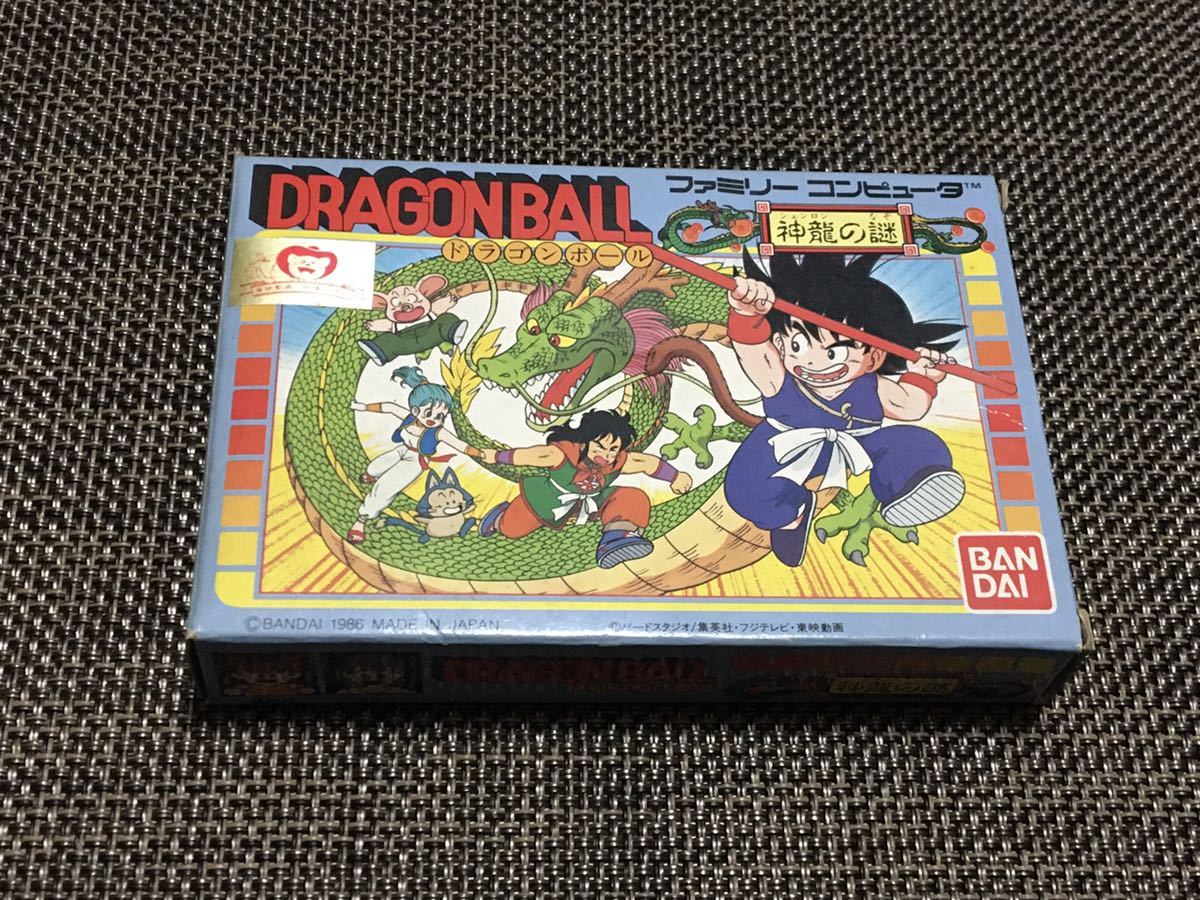 ☆美品☆ ドラゴンボール 神龍の謎 ファミコンソフト FC バンダイ 箱説 