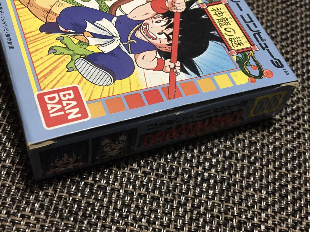 ☆美品☆ ドラゴンボール 神龍の謎 ファミコンソフト FC バンダイ 箱説 