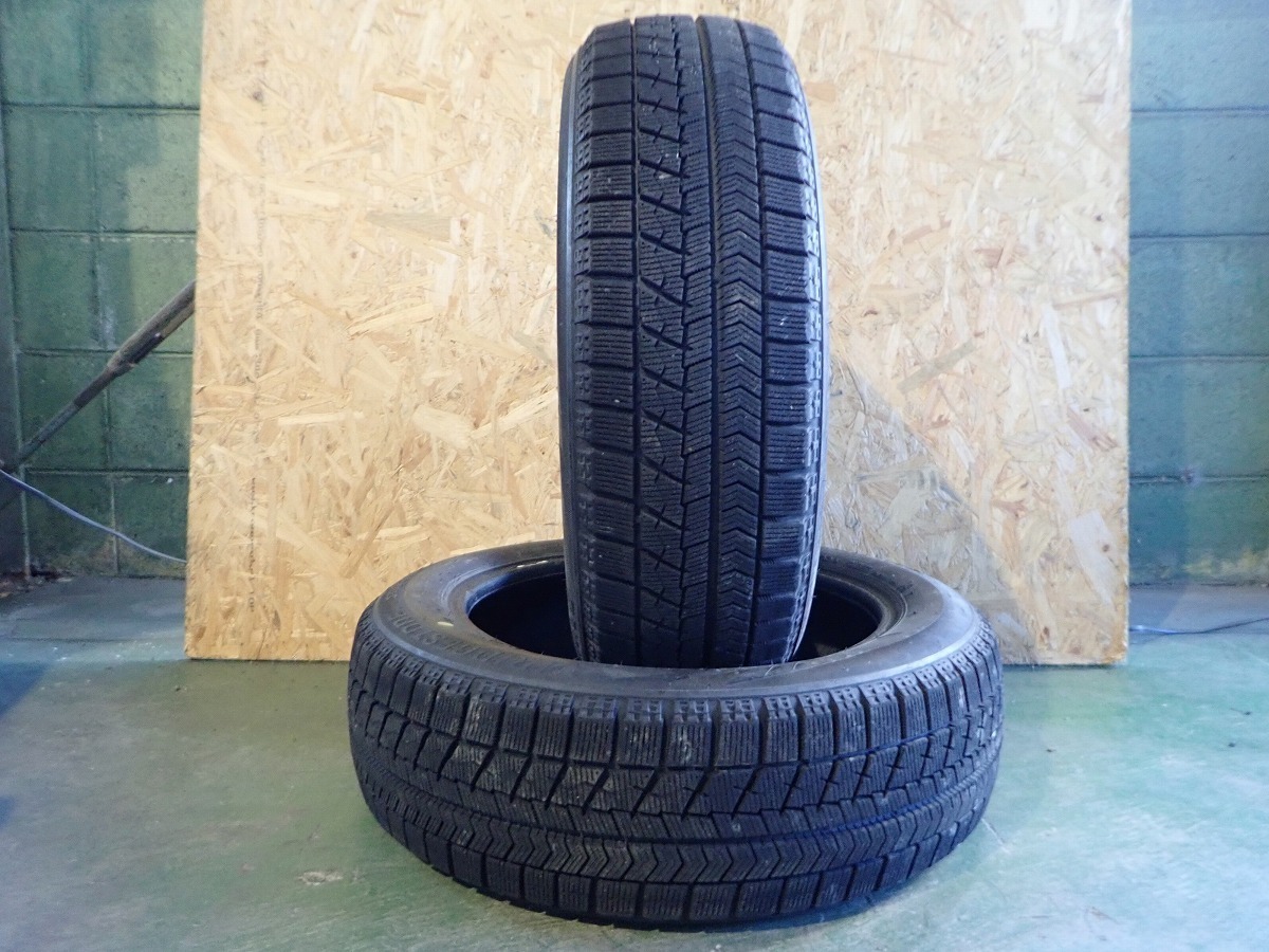 KL3750【送料無料175/60R16】2本 ブリヂストン ブリザック VRX 中古スタッドレスタイヤ 2018年製造 冬タイヤ 《即決》