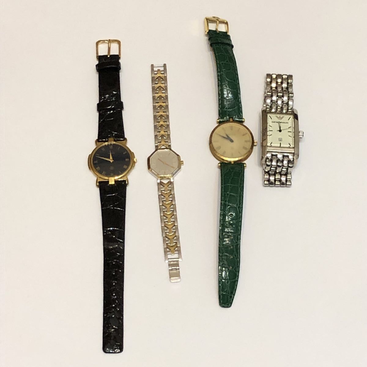 1円〜【まとめ】GUCCI イブサンローラン アルマーニクォーツ 腕時計