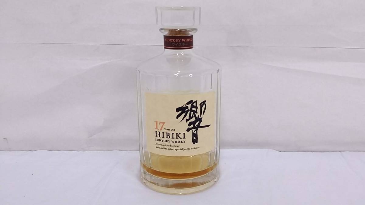 SUNTORY サントリー HIBIKI 響 17年 空瓶/700mlボトル/ウィスキー瓶