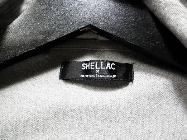 ◆SHELLAC × semantic design パーカー グレー L シェラック×セマンティックデザイン パーカー 5351◆