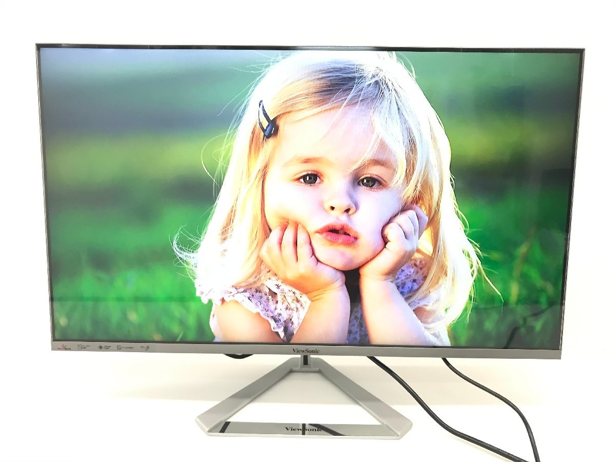 ViewSonic 31.5型 WQHD VX3276-2K-MHD-7 - 超薄型デザインIPS液晶 