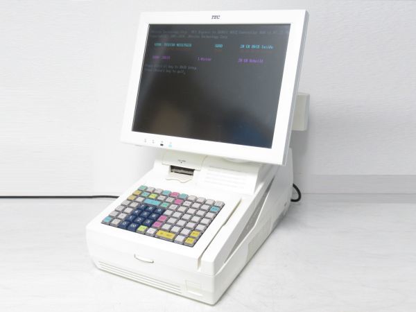 東芝TEC POSレジ QT-100 FScompass V17 客面表示器付 FS-compass 東芝
