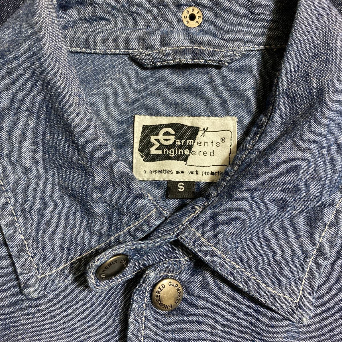 ENGINEERED GARMENTS Made in USA シャンブレーコーチジャケット 