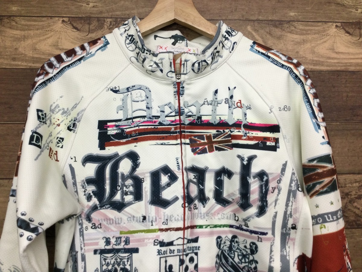 FP784 パンダーニ Pandani 長袖サイクルジャケット M 白 裏起毛