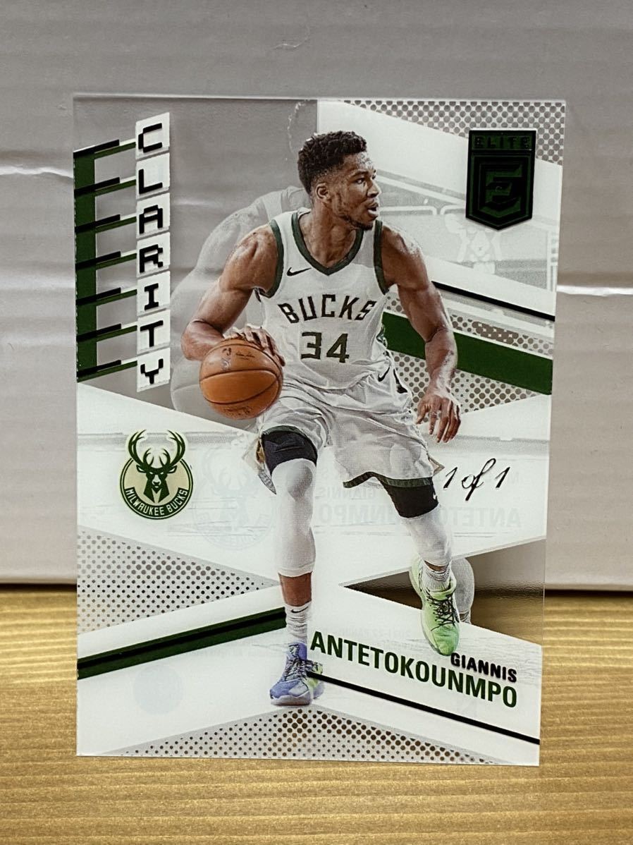 ☆1of1☆ Giannis Antetokounmpo 2021-22 Panini Donruss Elite 