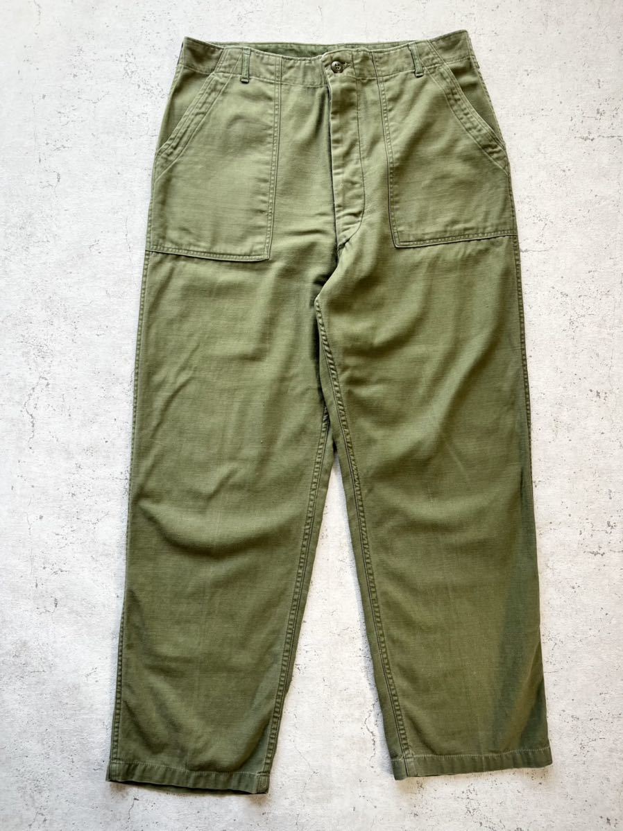 Baker Pants Vintage 60s Military Army US Sateen – OG-107 0 OG