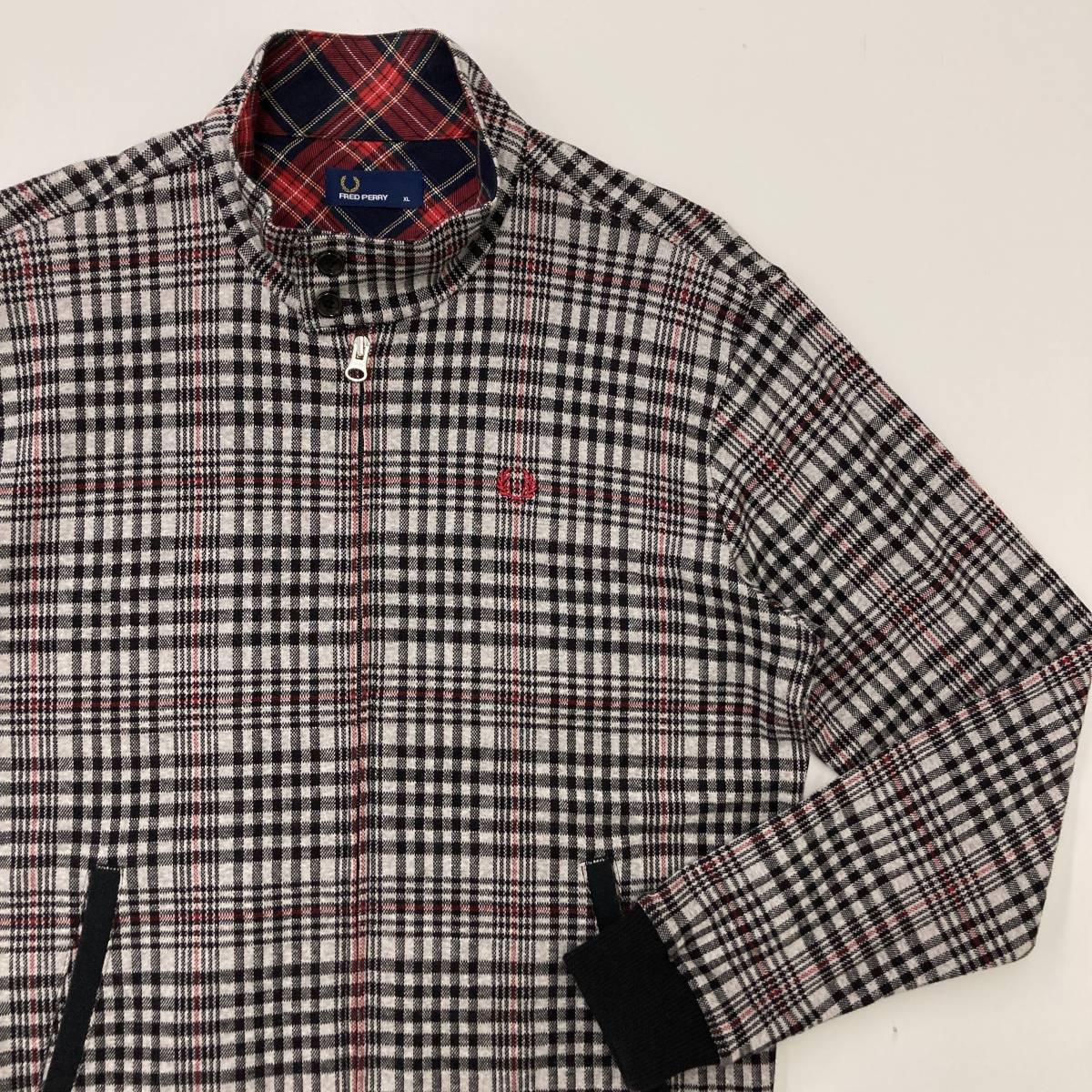 PERRY FRED フレッドペリー スイングトップ スウィングトップ 赤×黒 