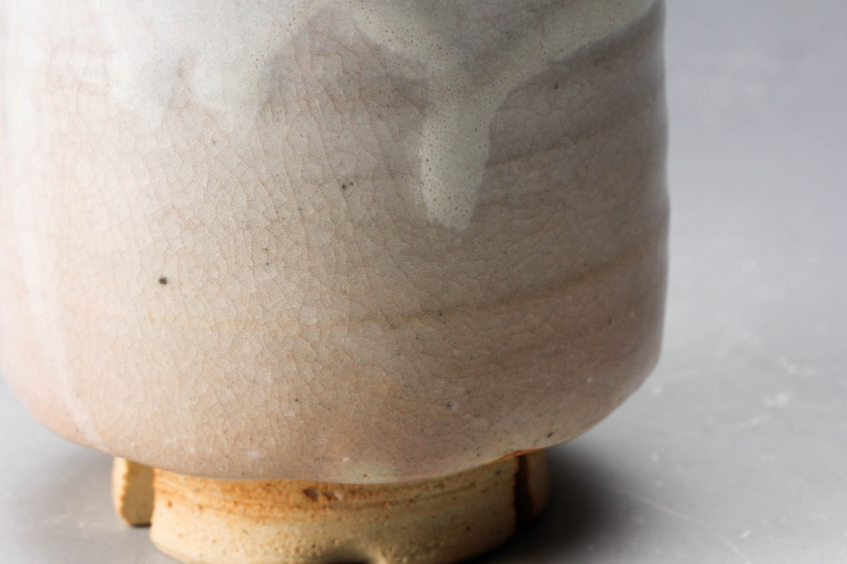 十一代 坂高麗左衛門 韓峯 萩焼湯呑 共箱 栞 本物保証(