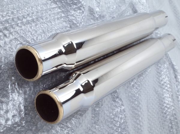 ダイナ FXDL FXD 95-16 モーターステージ スリップオン マフラー 95-16 ダイナ FXDL FXD モーターステージ 76 シガー ブラス スリップ