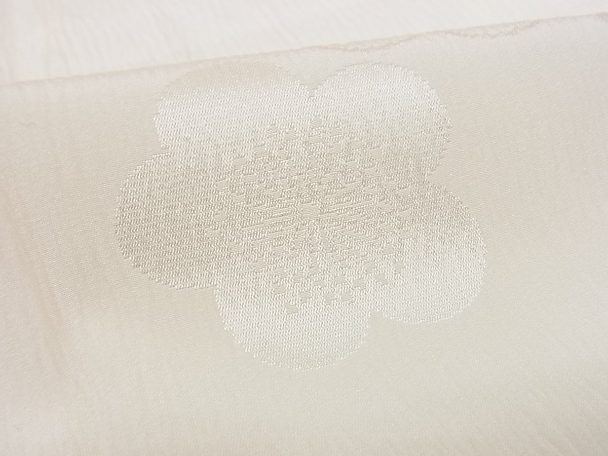 平和屋着物■上質な長襦袢　袷　梅　逸品　r740 正絹 逸品 袷 長襦袢 群鶴 金彩