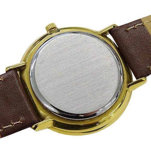 1円～ オメガ OMEGA デビル 151.0039 Cal.711 時計 メンズ 自動巻き AT ステンレス レザー(v0067547600) デビル オメガ OMEGA デヴィル 0 ゴールド文字盤