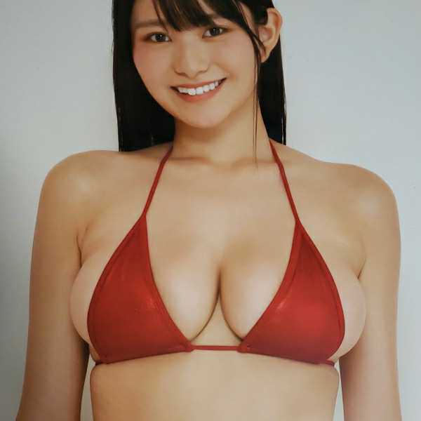 桜井 木穂☆等身大ポスター☆アサ芸シークレット！☆レッド☆ラスト(さ