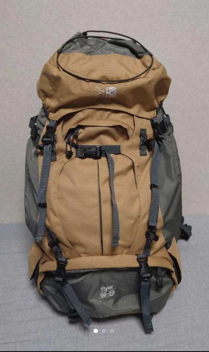 廃盤品 KARRIMOR flyer 50-75 Khaki 未使用品 50-75 カリマー flyer