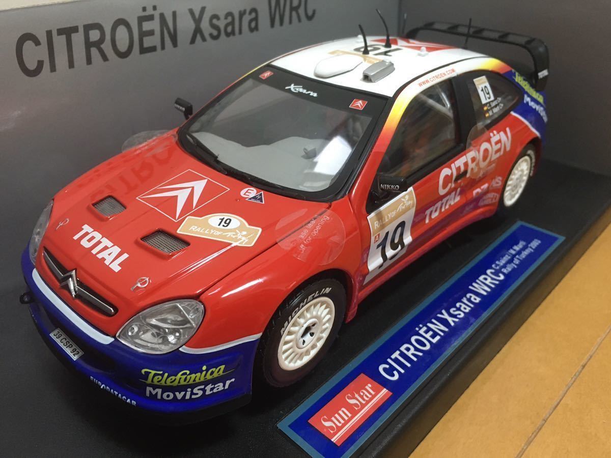 1円スタート1⁄18 オートアート シトロエン クサラ Xsara WRC #3