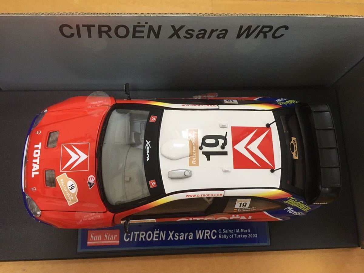 1円スタート1⁄18 オートアート シトロエン クサラ Xsara WRC #3