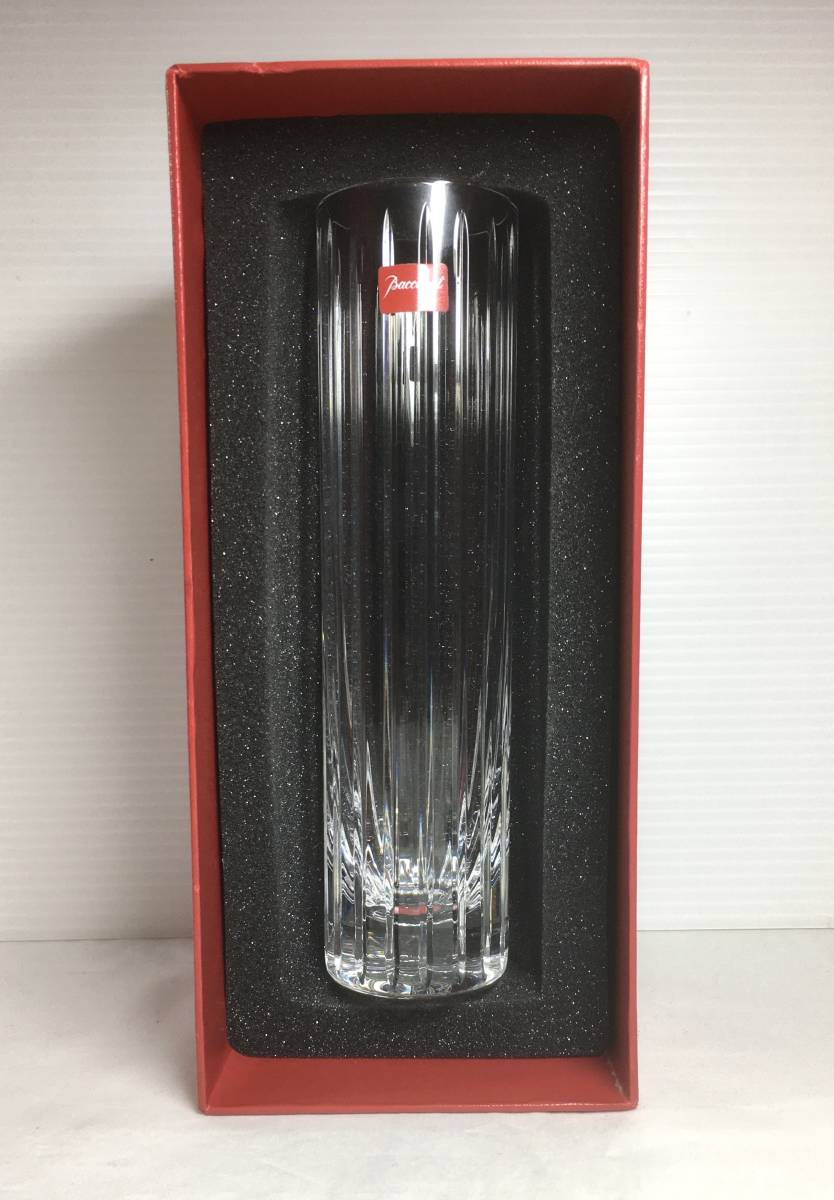 美品】Baccarat バカラ ハーモニー フラワーベース 花瓶 一輪挿し 箱