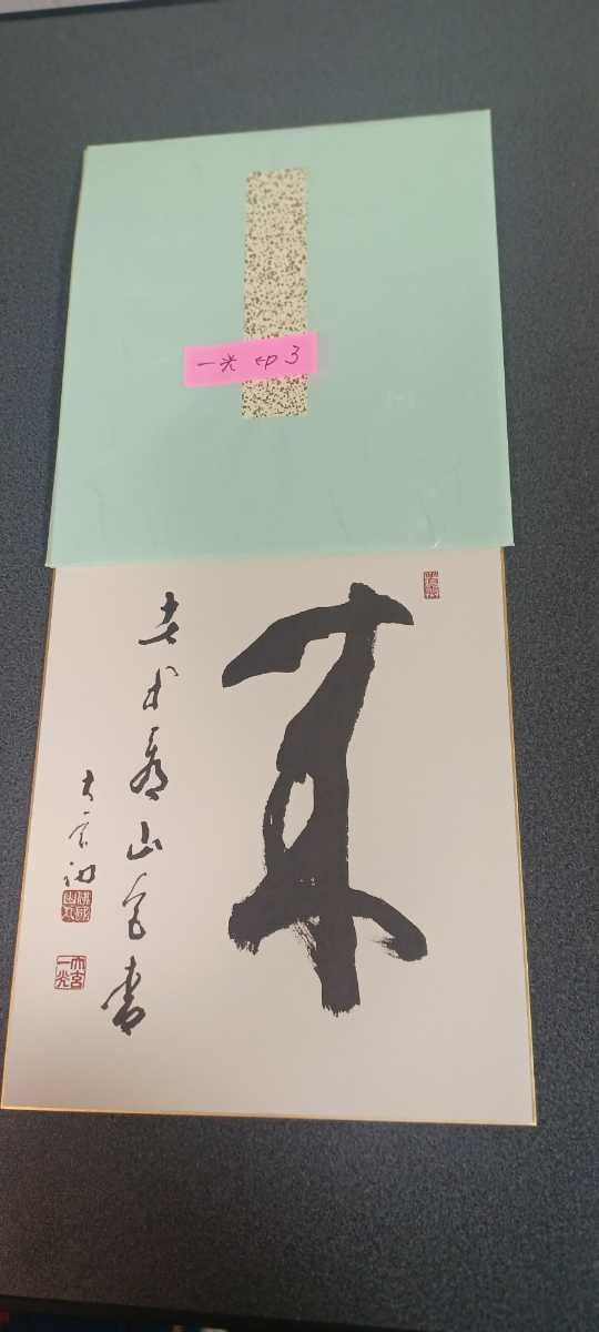 ○楢崎一光 色紙 佛山瑞應寺 瑞応寺 大玄 曹洞宗大本山永平寺副貫首○3 