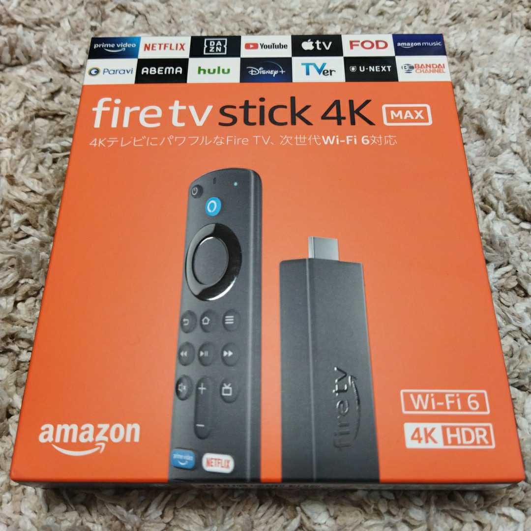 SALE，爆買い 【最新型】Fire TV Stick 4K Max 新品未開封 Alexa対応音声認識リモコン付属 WiFi 6 対応 Amazon ストリーミング プレーヤー 4Kテレビ対応